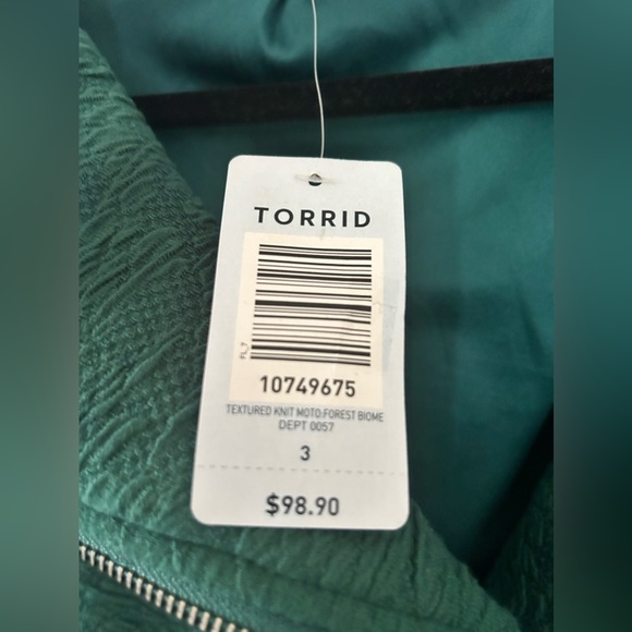 Torrid green Moto Jacket - Picture 5 of 6